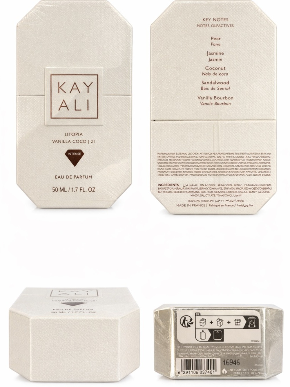 Kayali Utopia Vanilla Coco 21 Intense EDP 50ml New Sealed